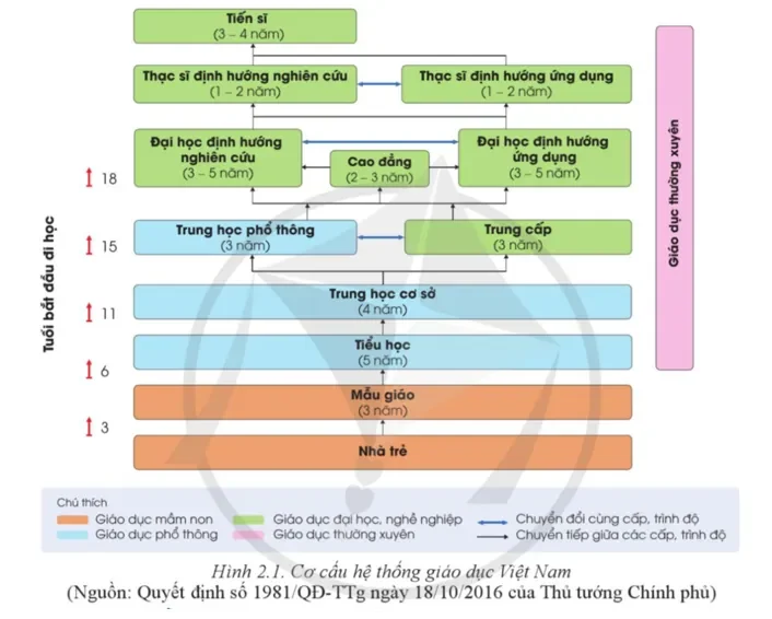 Chương trình học và các kỳ thi quan trọng